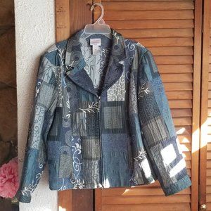 Vintage Renaissance Woman tapestry full zip jacket 2XP